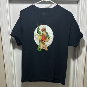 DC Comics Black Tee with Green and Red Graphic